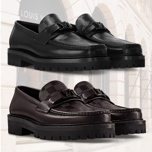 LOUIS VUITTON ダミエ メジャー ローファー 1AC5W3 1AC5XL