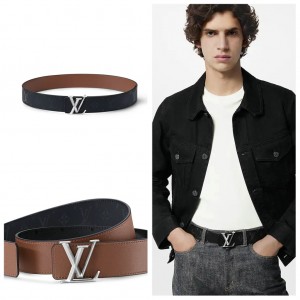 ルイヴィトン ベルト･LV イニシャル 40MM ピラミッド M9346T
