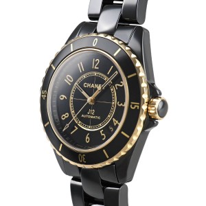 シャネル  J12 キャリバー12.1 メンズ 38MM 自動巻き ブラック H9541