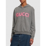 GUCCI ロゴ ウール フーデッド スウェットシャツ 770169 XKDRU 1122