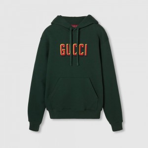 グッチ コットンジャージーのフード付きスウェットシャツ 788771 XJGQO 3039