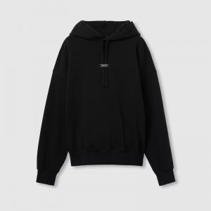 GUCCI コットンジャージー フーデッド スウェットシャツ 788090 XJGJ7 1043