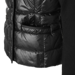 モンクレール MONCLER ダウン切り替え カーディガン ブラック レディース 9b00011 m1131 999