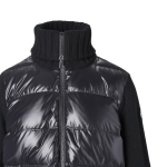 モンクレール MONCLER ダウン入りジップカーディガン ブラック 9b00013 m1115 999