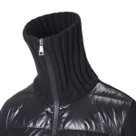 モンクレール MONCLER ダウン入りジップカーディガン ブラック 9b00013 m1115 999
