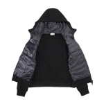 モンクレール MONCLER ダウン切り替え スウェットパーカ ブラック レディース 8g00020 809dh 999
