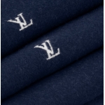 ルイヴィトン LOUIS VUITTON マフラー ブラゾン ネイビー 黒 M77269 M77274