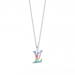 ルイヴィトン代引 ペンダント LV XL レインボー Q93897