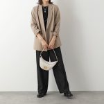 ロエベハンドバッグ LUNA ANAGRAM SMALL ルナ スモール レディース レザー 半月型 ホーボーバッグ A923PM1X03 9589