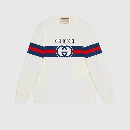 グッチ インターロッキングG コットン Tシャツ 581903 XJET2 9095