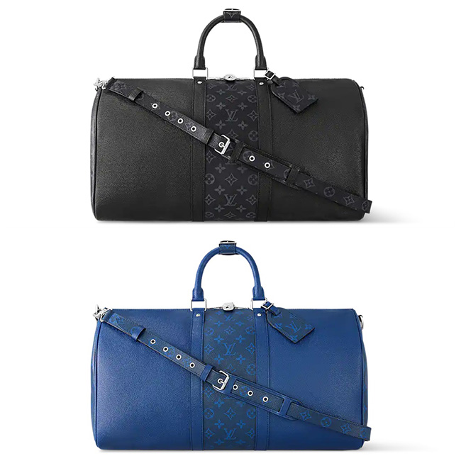 LOUIS VUITTON キーポル バンドリエール 50 タイガ レザー ボストンバッグ M53763 M53766