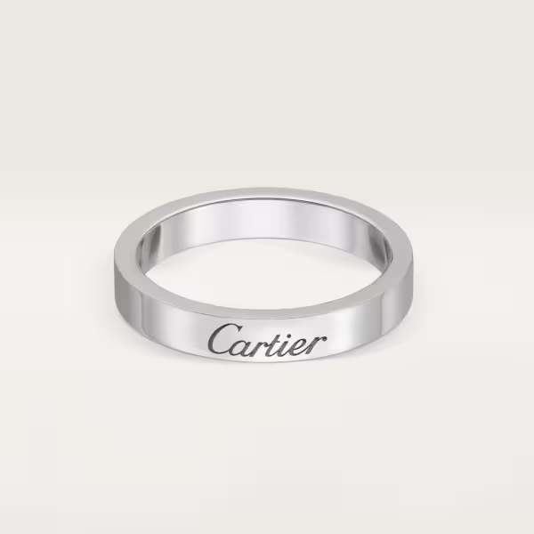 カルティエ C ドゥ カルティエ ウェディング リング ホワイトゴールド B4054000