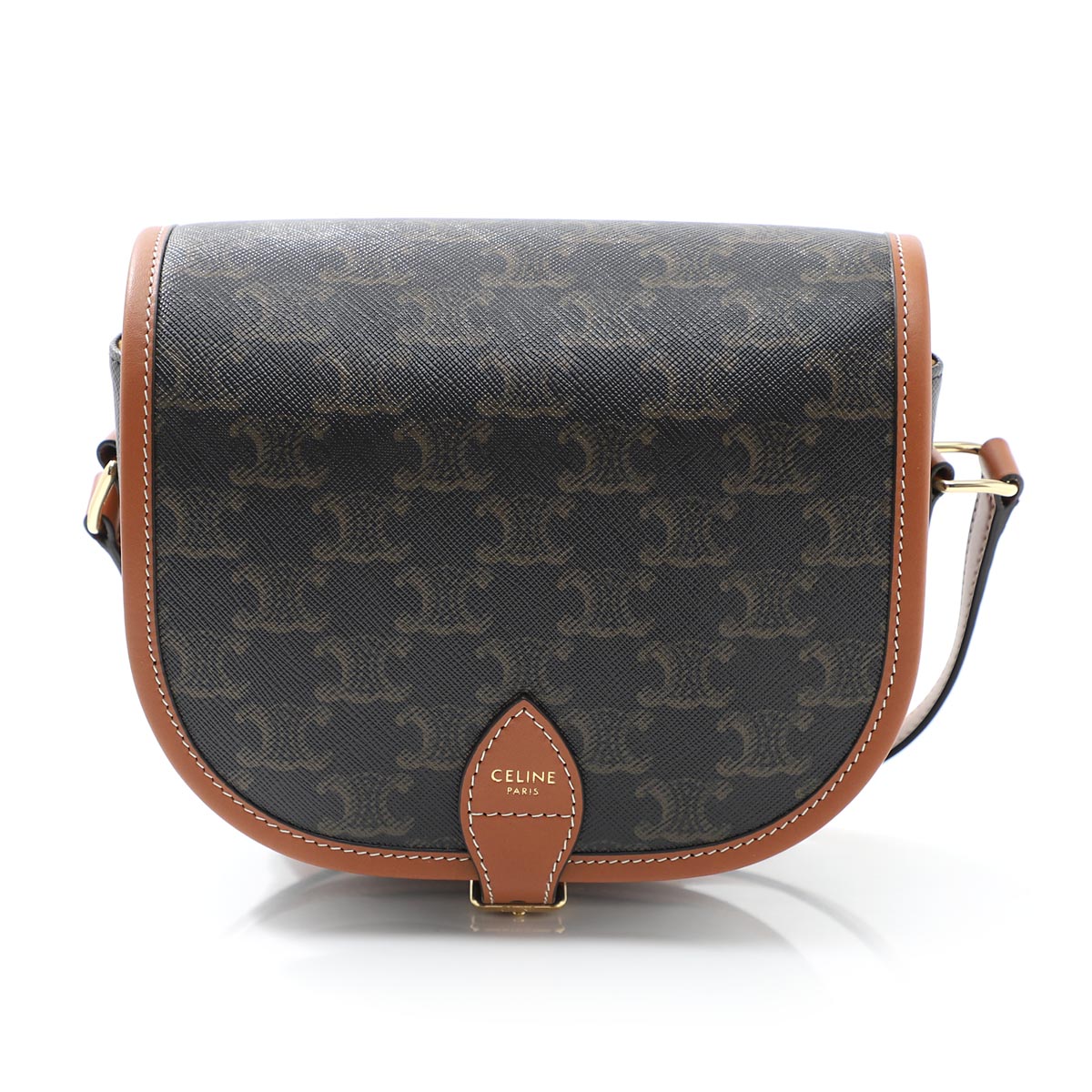 セリーヌ ファルコ ミディアム ショルダーバッグ ブラウン レディース 19150 2bzj 04lu