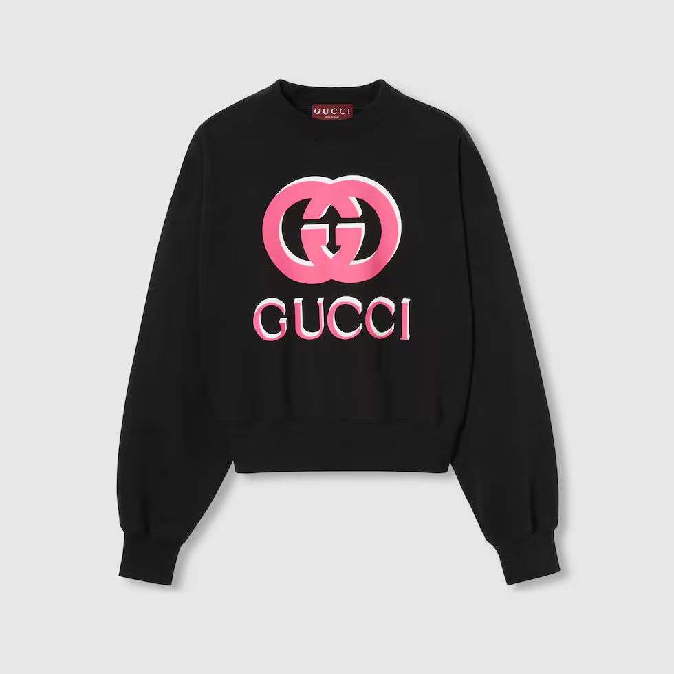 グッチ GGロゴ プリント スウェットシャツ 789582 XJGSV 1082
