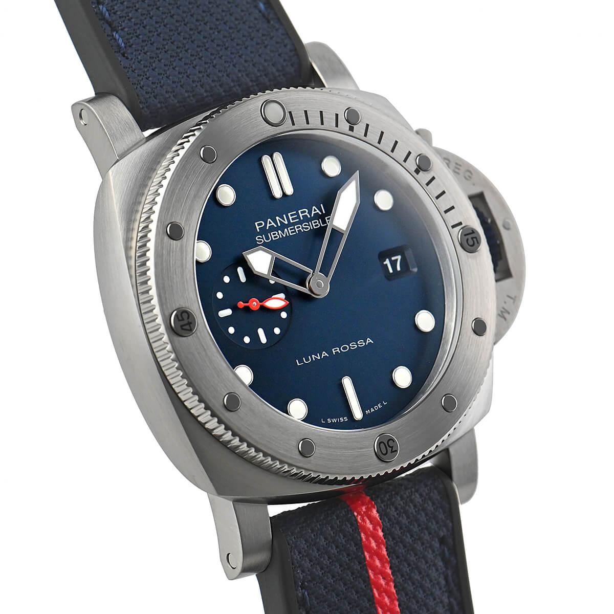 パネライ サブマーシブル クアランタクアトロ ルナ･ロッサ ブティック限定  自動巻き メンズ PAM01391