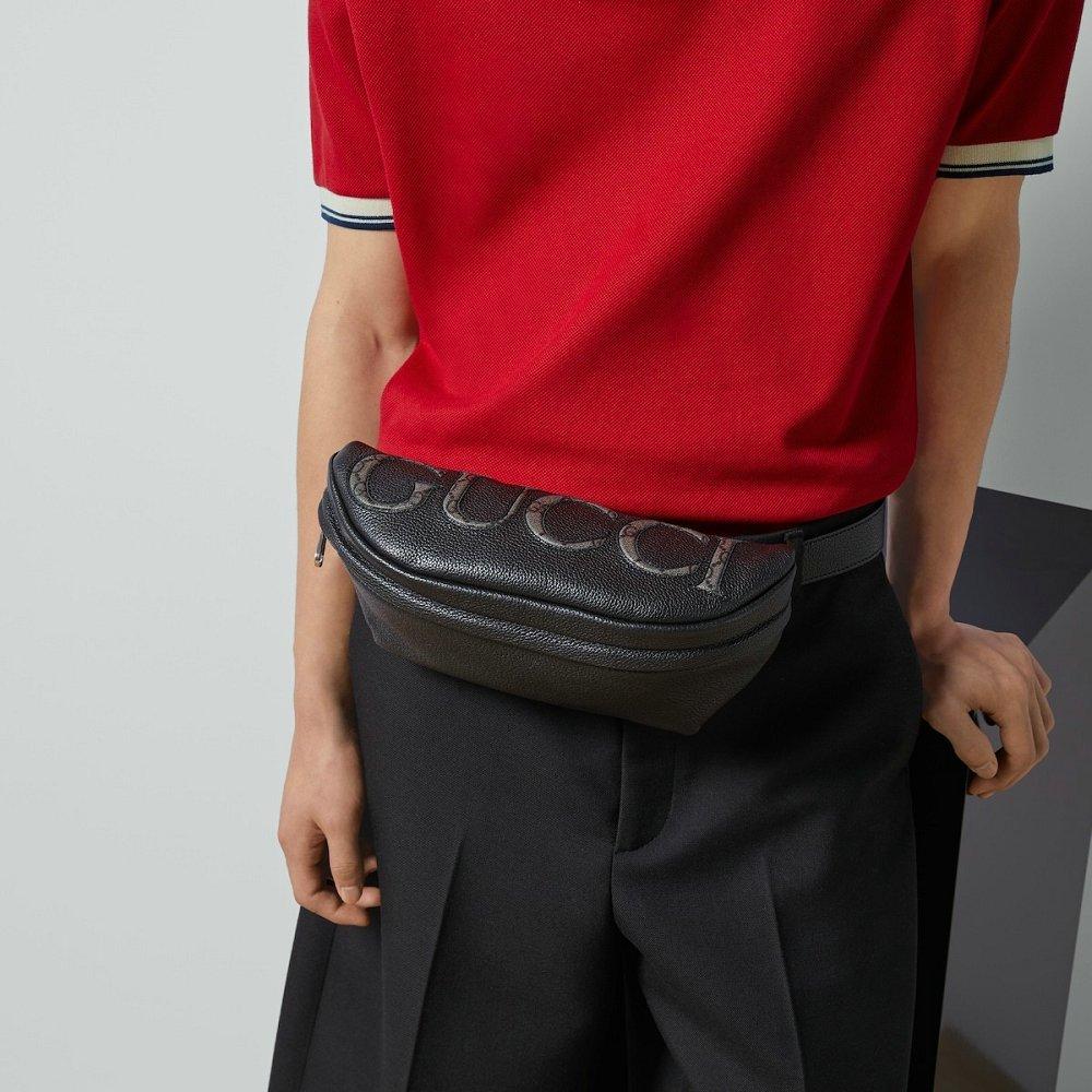グッチ ロゴ エンボス ベルトバッグ ボディバッグ 768111 AACXC 1050
