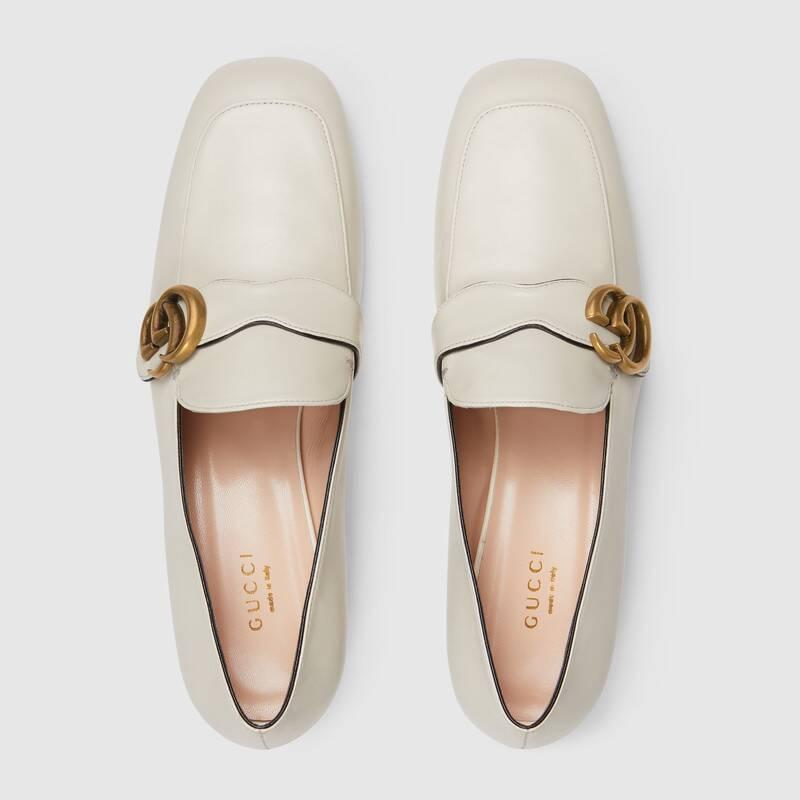 GUCCI グッチ ダブルG付き ウィメンズ ローファー 602496 C9D00 9022