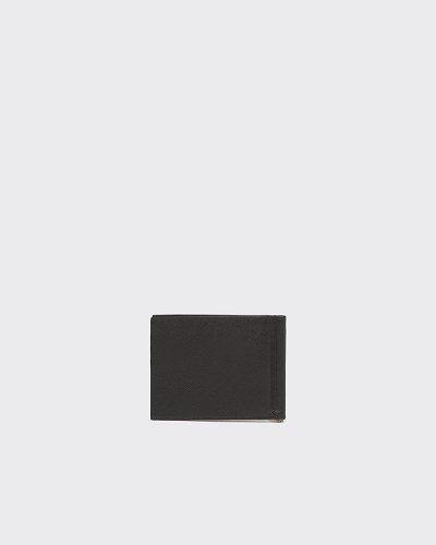 プラダ マネークリップ付サフィアーノレザー 財布 2MN077_QME_F0002