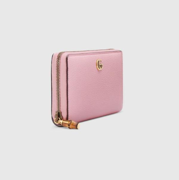 グッチ バンブー付き ジップアラウンドウォレット ラウンドファスナー長財布 739499 AABXM 5823