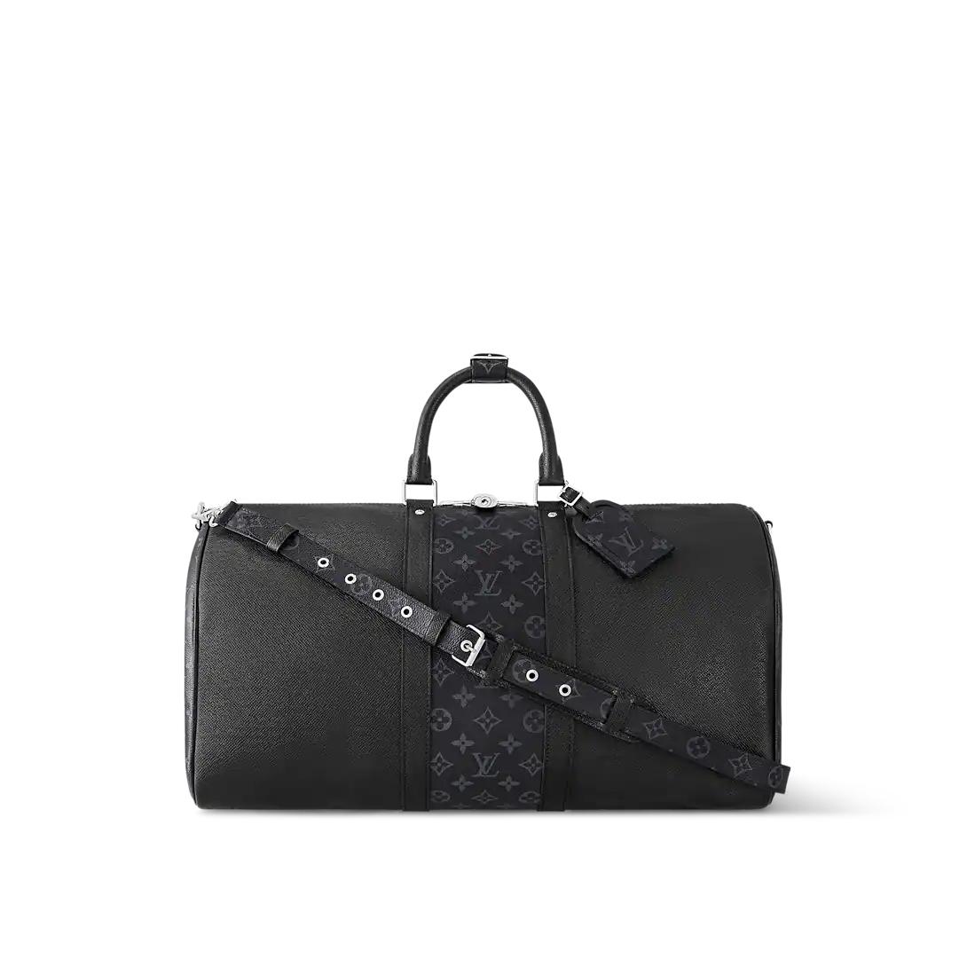 LOUIS VUITTON キーポル バンドリエール 50 タイガ レザー ボストンバッグ M53763 M53766