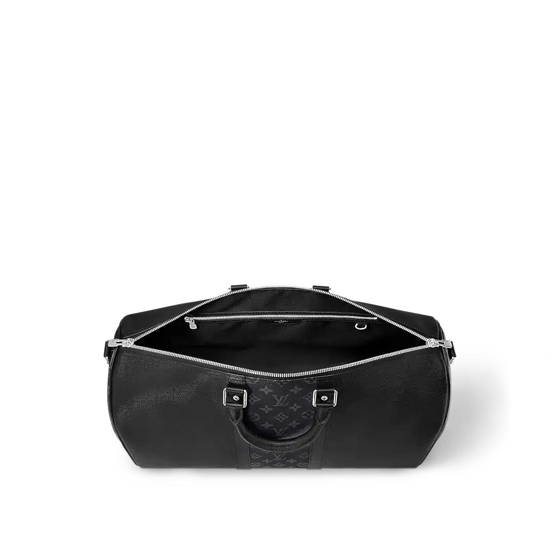 LOUIS VUITTON キーポル バンドリエール 50 タイガ レザー ボストンバッグ M53763 M53766