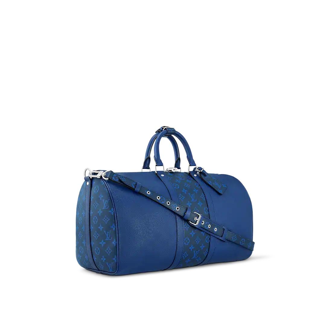 LOUIS VUITTON キーポル バンドリエール 50 タイガ レザー ボストンバッグ M53763 M53766