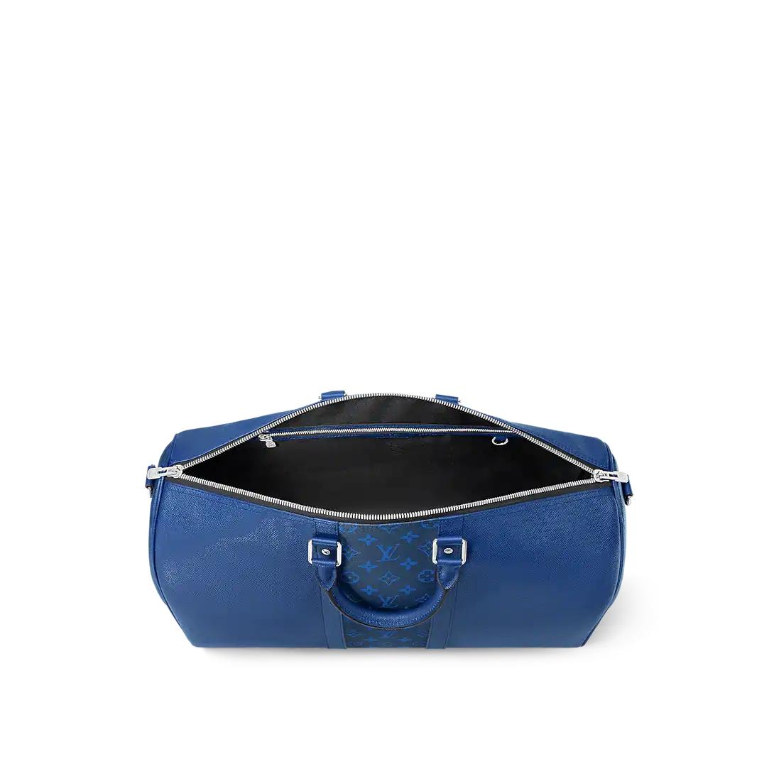 LOUIS VUITTON キーポル バンドリエール 50 タイガ レザー ボストンバッグ M53763 M53766