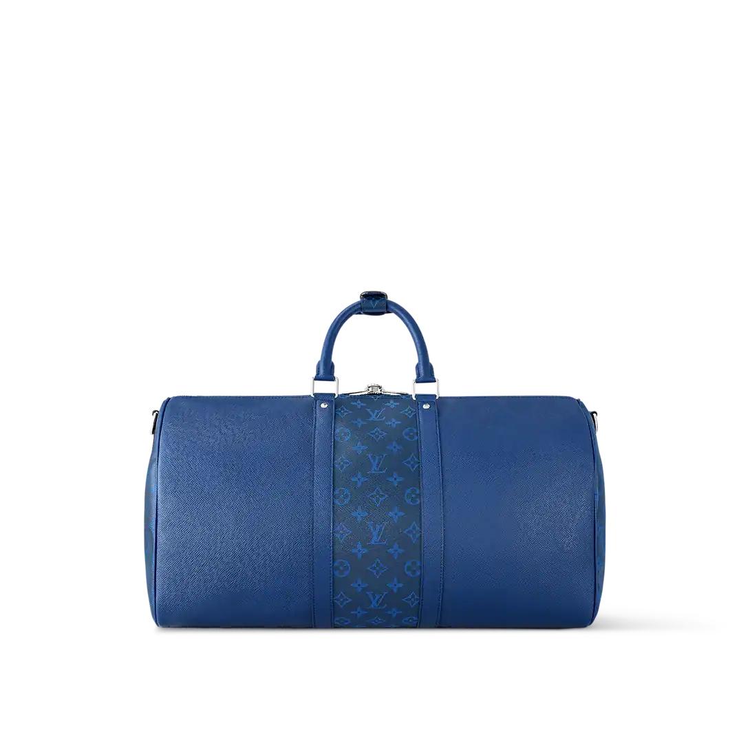 LOUIS VUITTON キーポル バンドリエール 50 タイガ レザー ボストンバッグ M53763 M53766