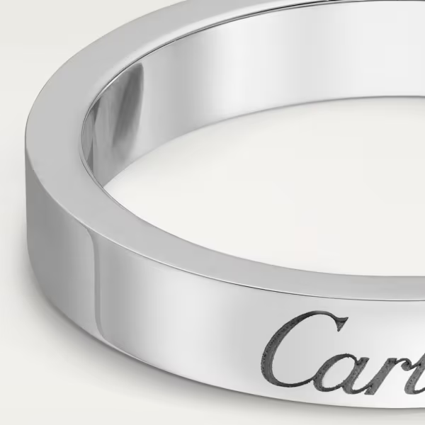 カルティエ C ドゥ カルティエ ウェディング リング ホワイトゴールド B4054000