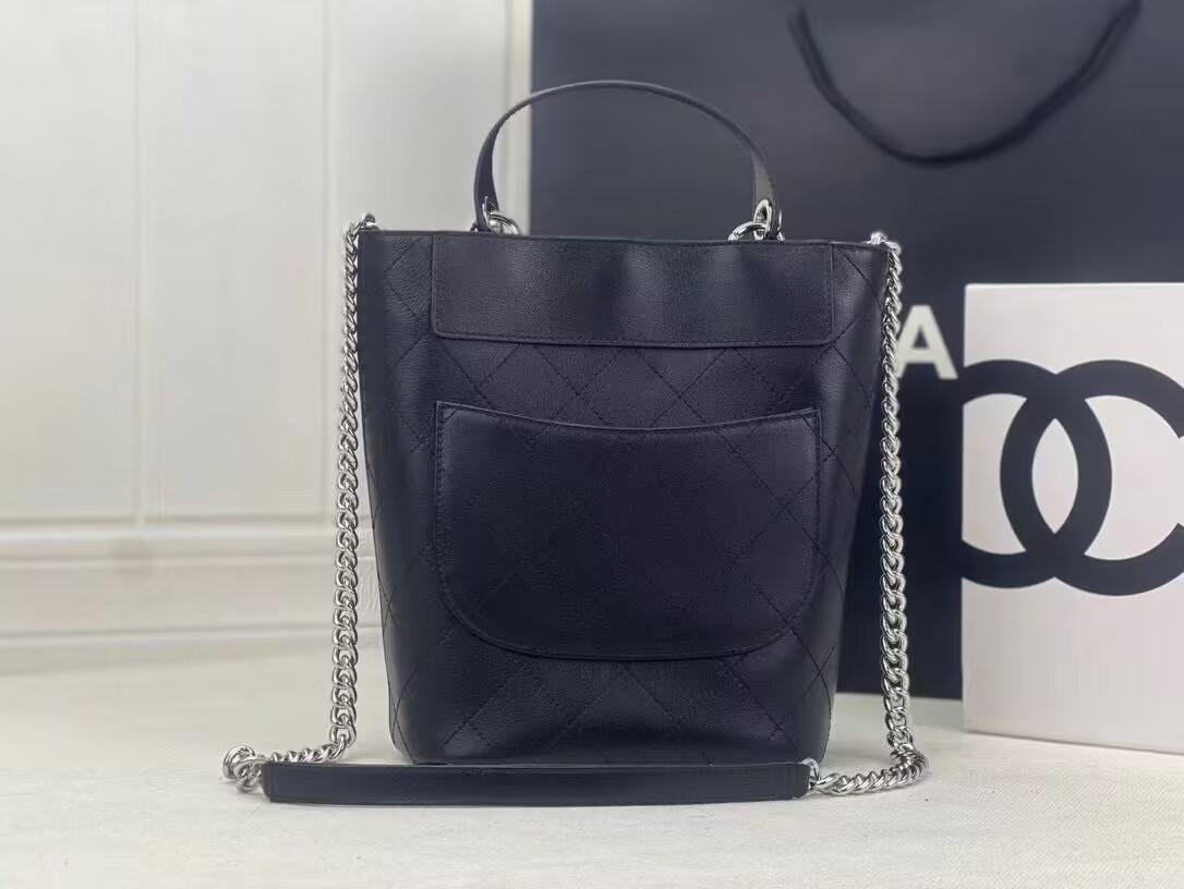 シャネルバッグ バケットバッグ レディース ブラック AS0577 B00377 94305