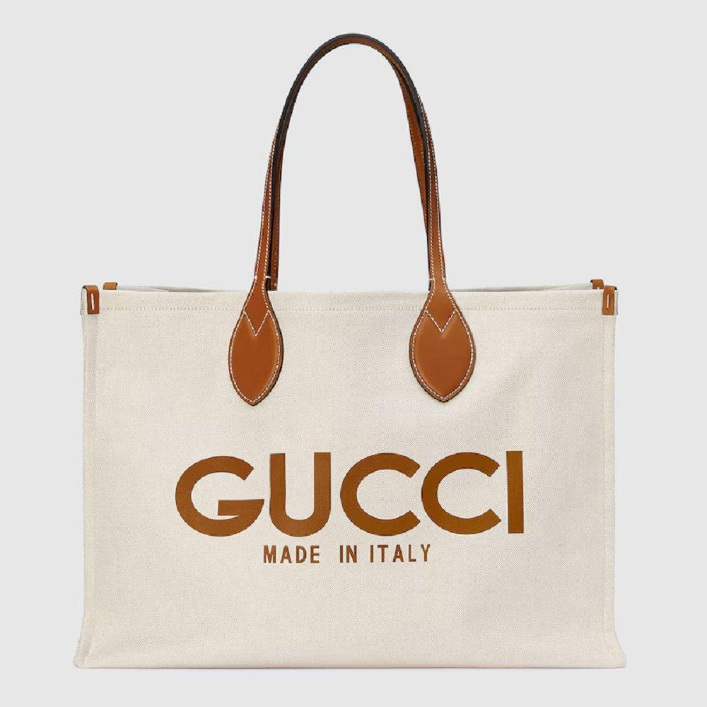 グッチ後払い GUCCI プリント ラージ トートバッグ 772177 FACUL