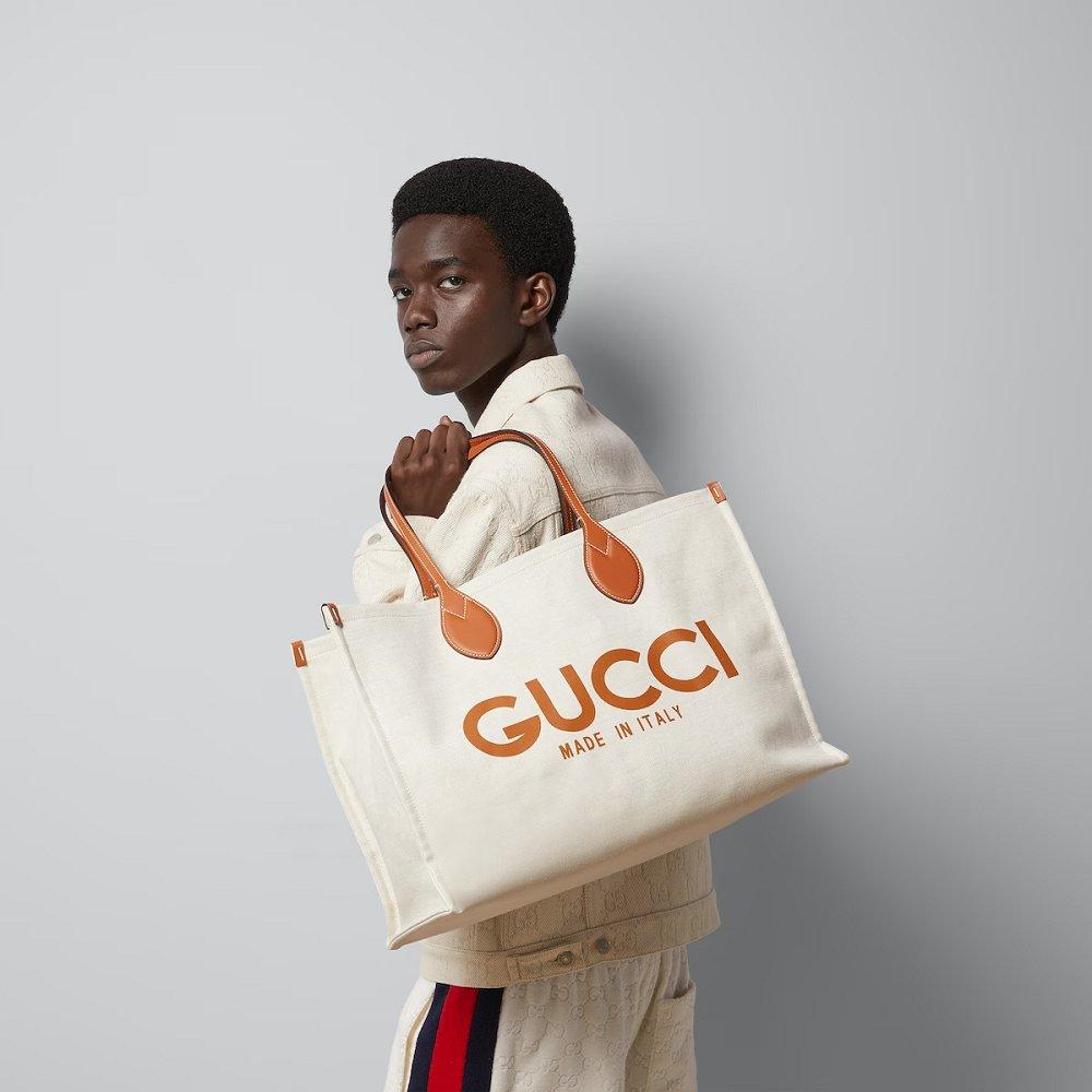 グッチ後払い GUCCI プリント ラージ トートバッグ 772177 FACUL