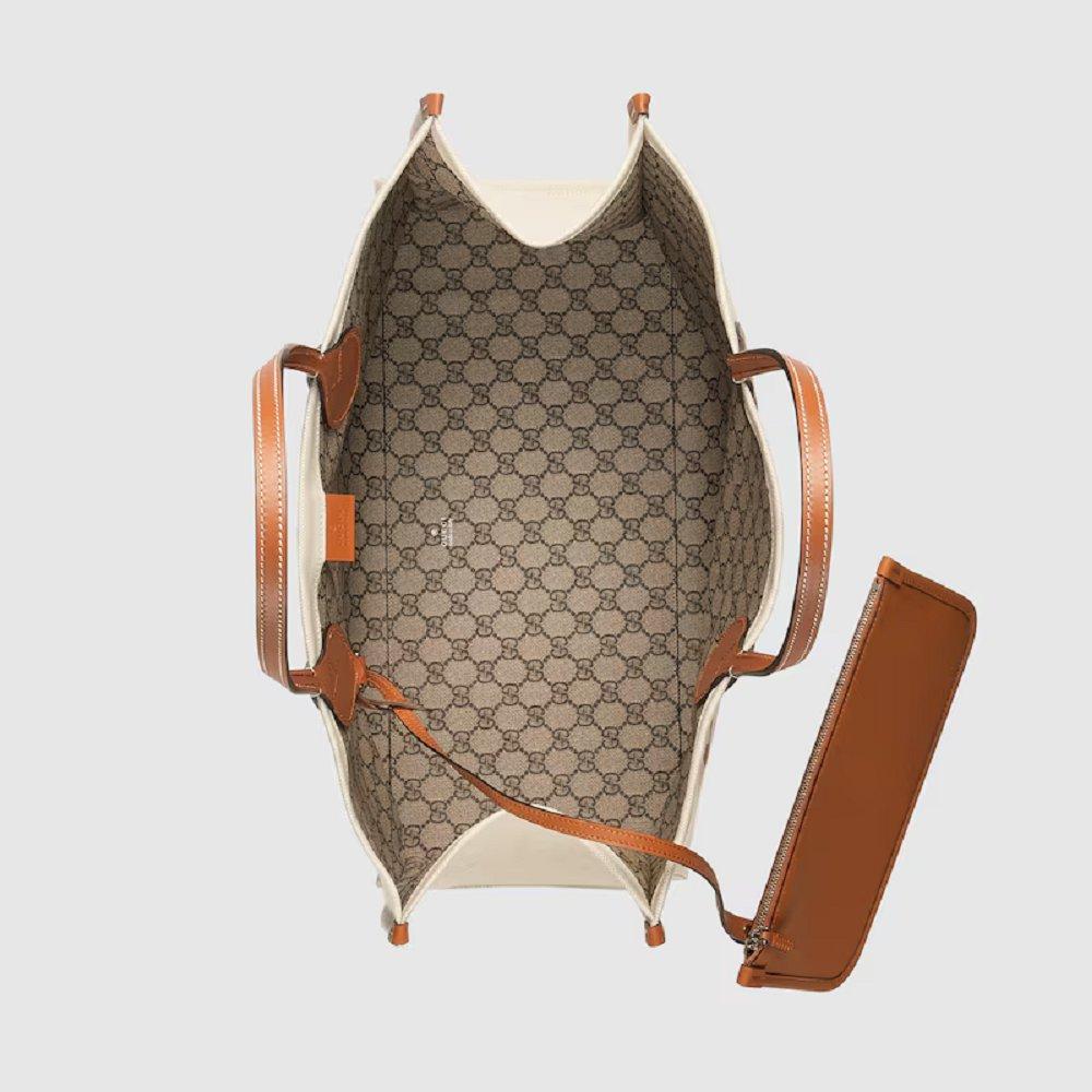 グッチ後払い GUCCI プリント ラージ トートバッグ 772177 FACUL