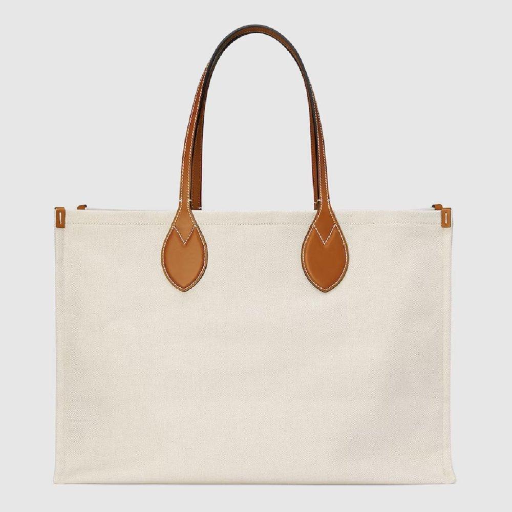 グッチ後払い GUCCI プリント ラージ トートバッグ 772177 FACUL