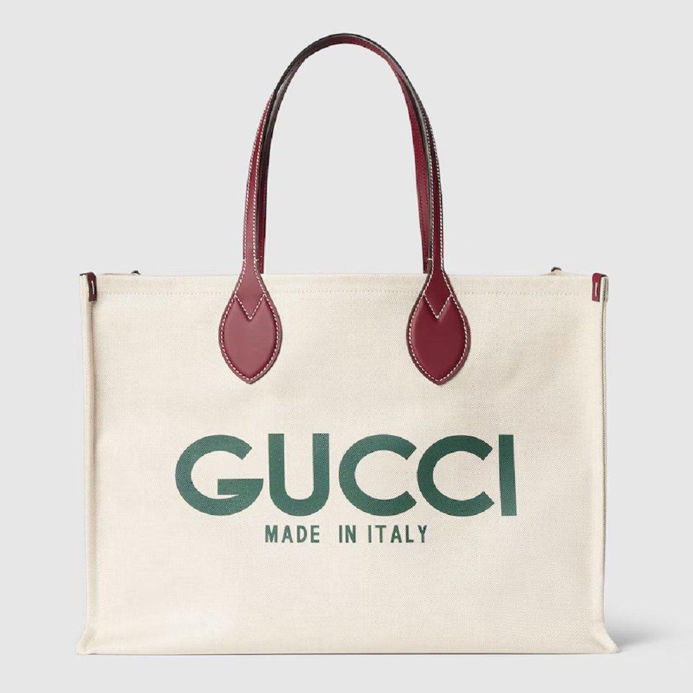グッチ後払い GUCCI プリント ラージ トートバッグ 772177 FACUL
