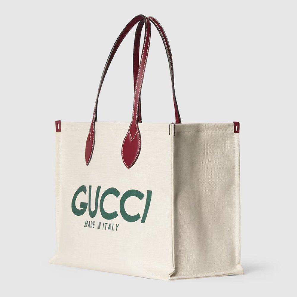 グッチ後払い GUCCI プリント ラージ トートバッグ 772177 FACUL