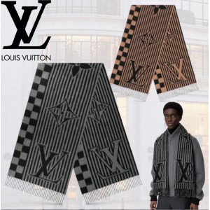 ルイヴィトン Louis Vuitton×エシャルプ・LVグラフィカルマフラー M00498 M00497