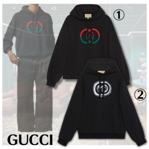 グッチ激安 プリント フード付きスウェットシャツ 721427 XJF5T 1868 770839 XJF65 1152