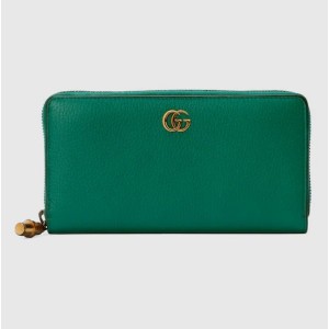 グッチ バンブー付き ジップアラウンドウォレット ラウンドファスナー長財布 739499 AABXM 3120