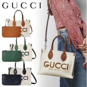 グッチ GUCCI プリント ミニ トートバッグ 772144 FACVW