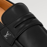 ルイヴィトン代引 LV ダンディー・ライン ローファー 黒 1ACNQK