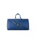 LOUIS VUITTON キーポル バンドリエール 50 タイガ レザー ボストンバッグ M53763 M53766