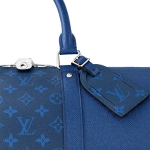 LOUIS VUITTON キーポル バンドリエール 50 タイガ レザー ボストンバッグ M53763 M53766