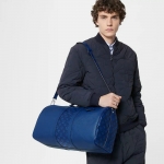LOUIS VUITTON キーポル バンドリエール 50 タイガ レザー ボストンバッグ M53763 M53766