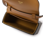 セリーヌ激安 MINI CLAUDE IN TRIOMPHE CANVAS ショルダーバッグ ミニバッグ ブラウン レディース 10i51 2dqb 04lu