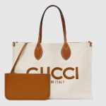 グッチ後払い GUCCI プリント ラージ トートバッグ 772177 FACUL