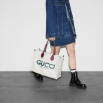 グッチ後払い GUCCI プリント ラージ トートバッグ 772177 FACUL