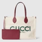 グッチ後払い GUCCI プリント ラージ トートバッグ 772177 FACUL