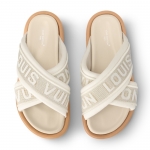 LOUIS VUITTON サンダル ミュール ブリス エクリュ 1ACTC2