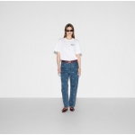 GUCCI コットンジャージー Tシャツ、オフホワイト 788093 XJGTO 9799